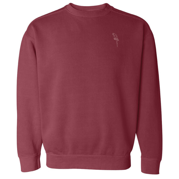 Garment-Dyed Sweatshirt - Parrot
