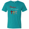 Christmas Begins With - Unisex Triblend Tee