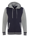 Unisex Heavyweight Varsity Full-Zip Hooded Sweatshirt
