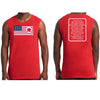 Heart on Flag - Muscle Tank