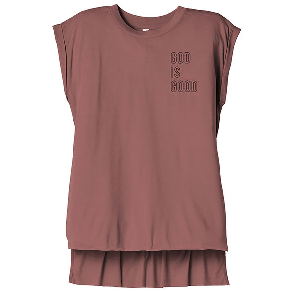 God Is Good - Flowy Muscle Tee