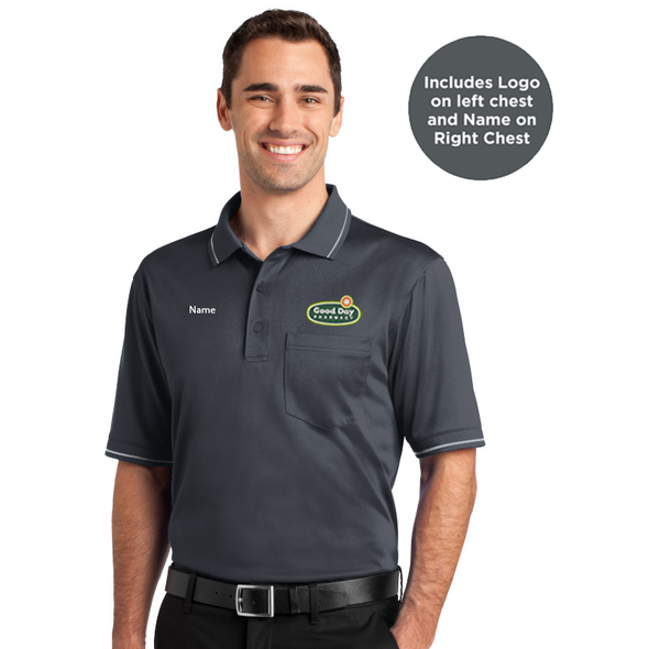CornerStone® Select Snag-Proof Tipped Pocket Polo