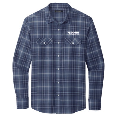 Port Authority® Long Sleeve Ombre Plaid Shirt