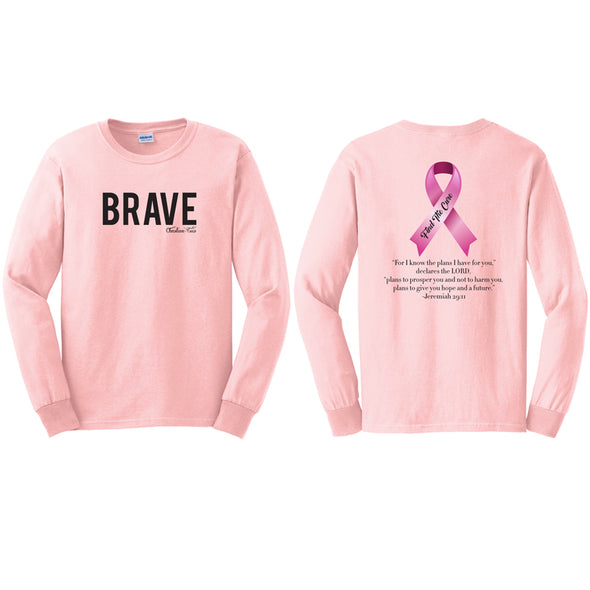 Breast Cancer Awareness - Adult Ultra Cotton® 6 oz. Long-Sleeve T-Shirt