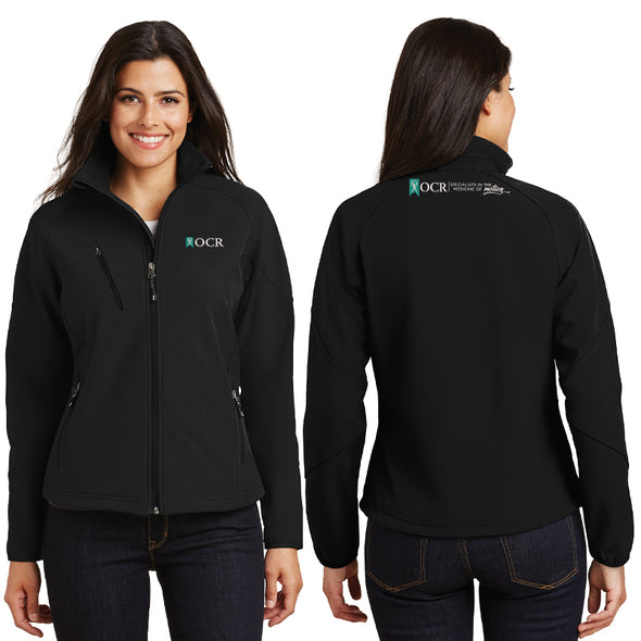 Port Authority® Ladies Textured Soft Shell Jacket
