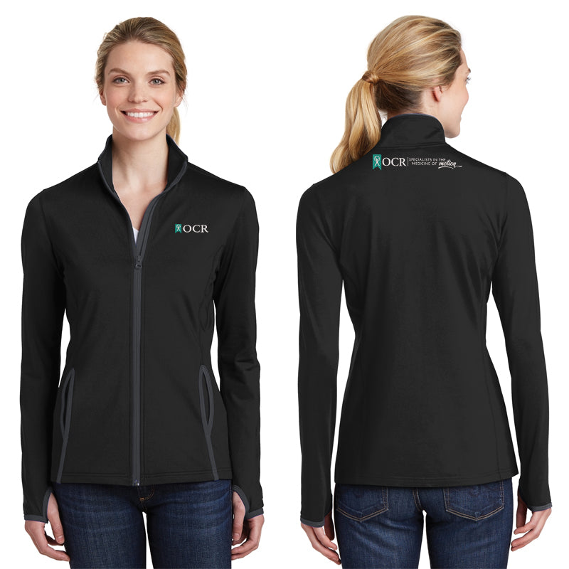 Sport-Tek® Ladies Sport-Wick® Stretch Contrast Full-Zip Jacket – Powered By  TSP Stores