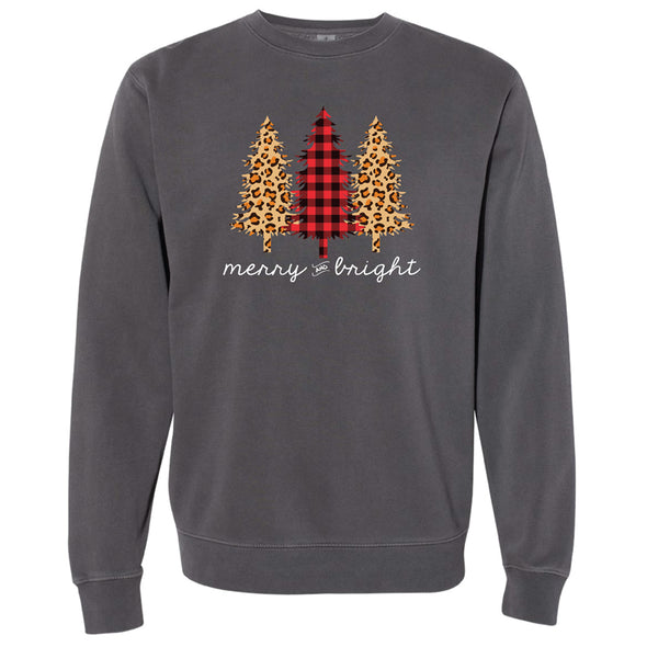 Merry and Bright -- Heavyweight Pigment-Dyed Sweatshirt