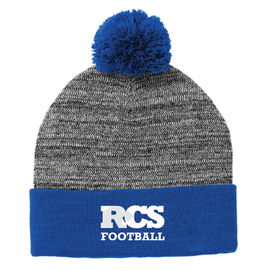 Football - Sport-Tek ® Heather Pom Pom Beanie