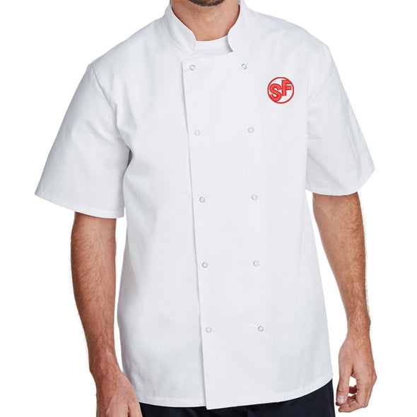 Unisex Smokin Fins Short Sleeve Chef Coat