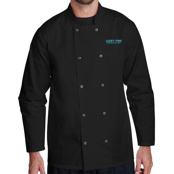 Unisex Lucky Fins Long Sleeve Chef Coat